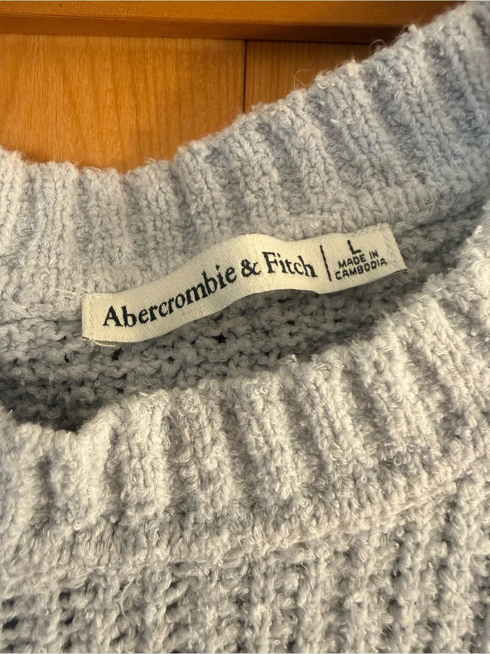 A&F Knit Tank Top - Light blue